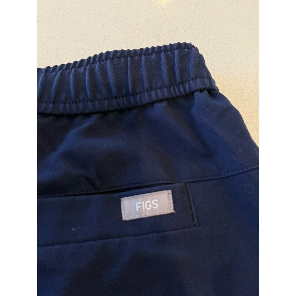FIGS Tansen Jogger Scrub Pants Mens L/S Navy Blue PO 2782 Technical Scrub